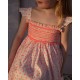 Rachel Carson Girls Dress Pack a Punch Plumetti with Big Top Hand Smocking Rachel Carson Girls Dress Pack a Punch Plumetti with Big Top Hand Smocking